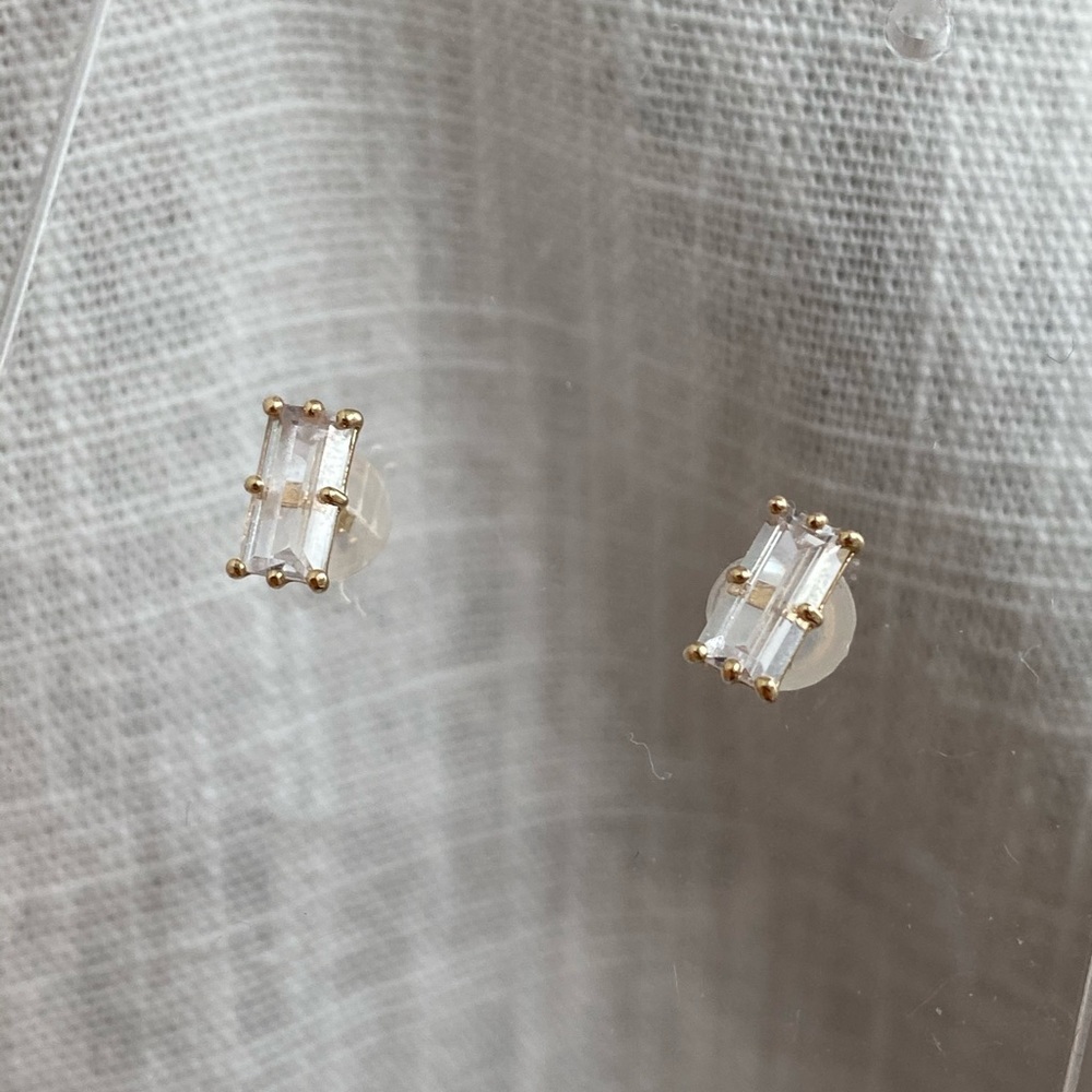 14K Gold Cubic Zirconia studs